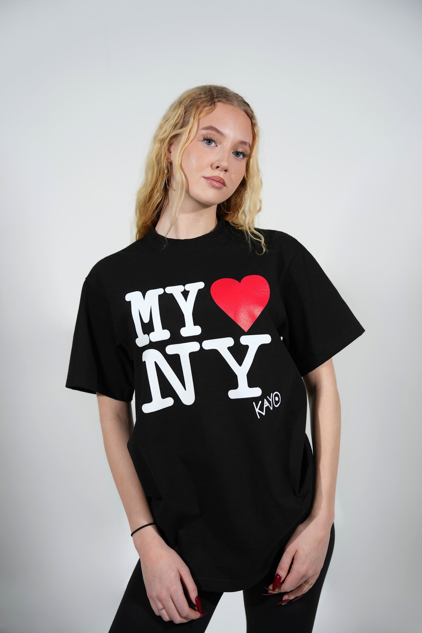 My Heart NY Tee - Black