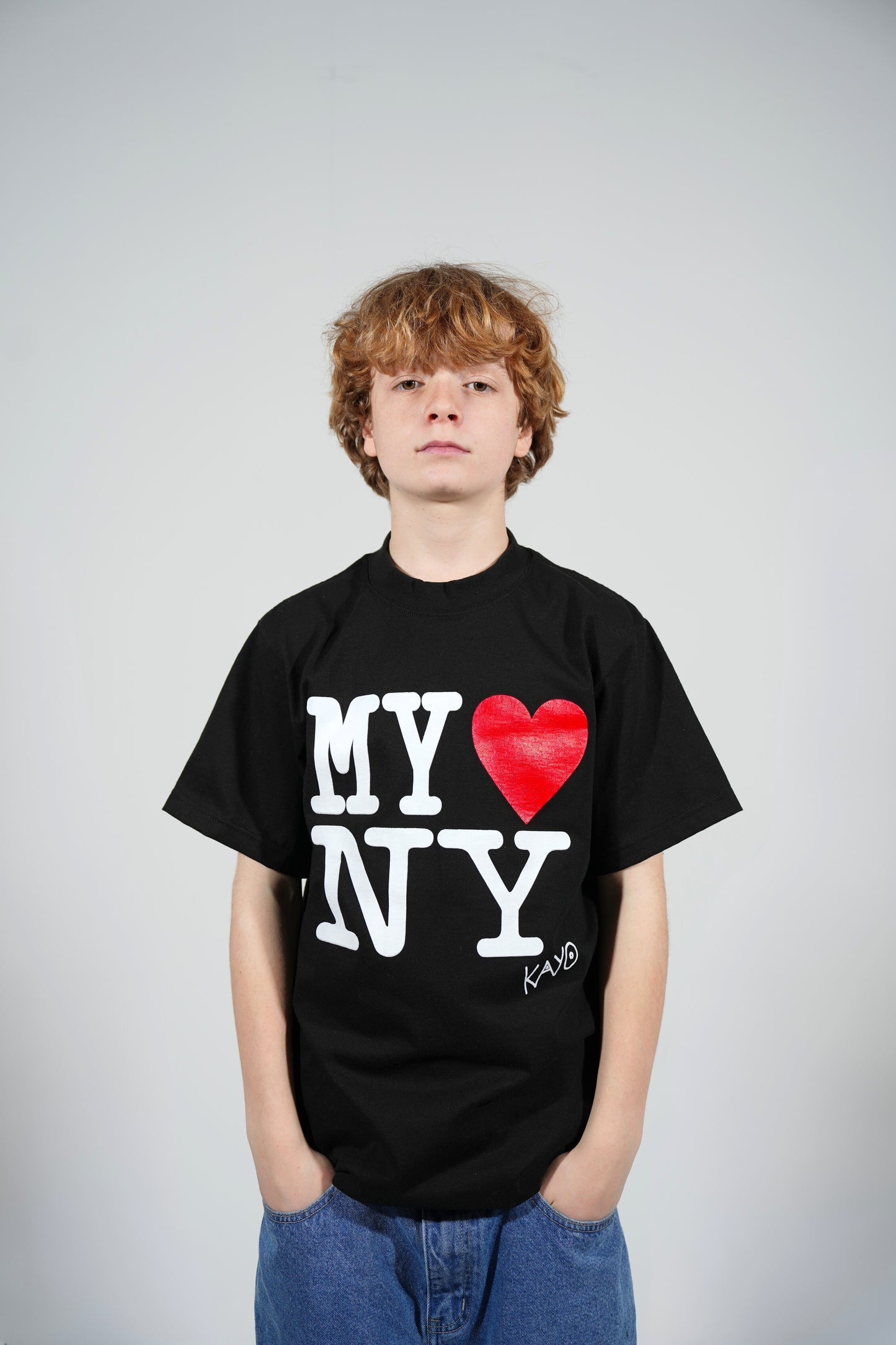 My Heart NY Tee - Black