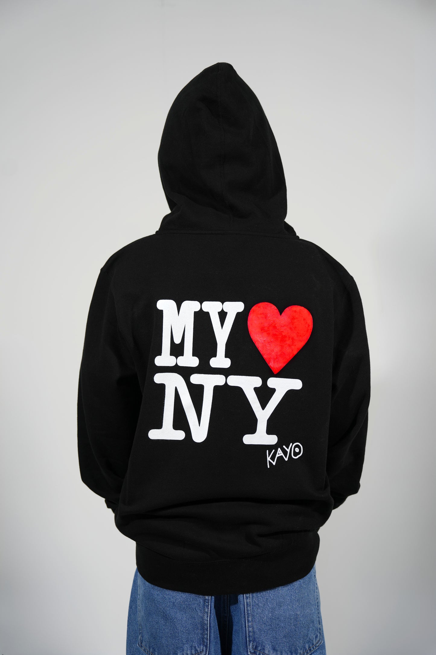 My Heart NY Hoodie - Black